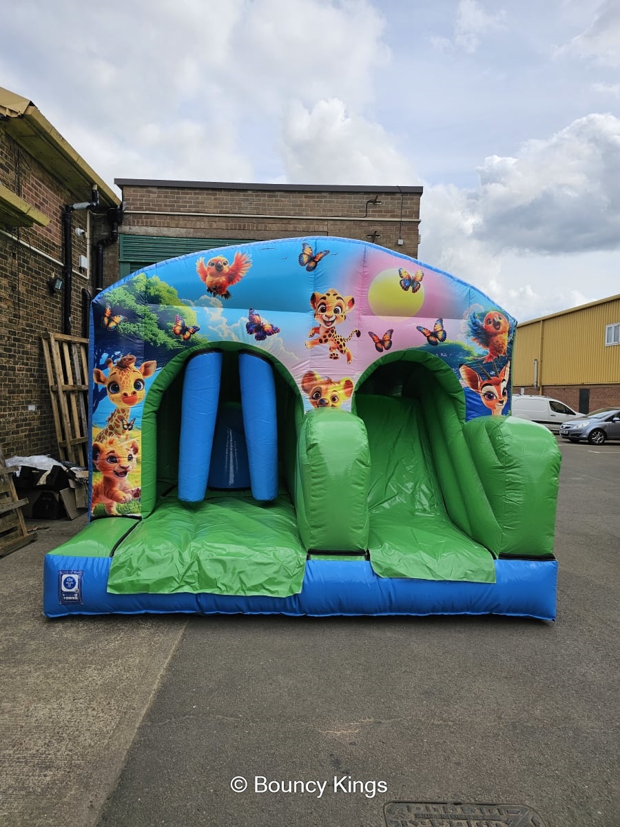 Slide Hire Childrens Bouncy Castle Hire Near Me 13ft X 24ft Jungle